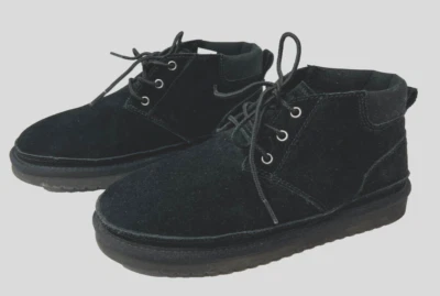 Koolaburra by UGG Advay Women's Size 8 Black Suede Shoes Boots Faux Fur Lining - Image 1 of 4