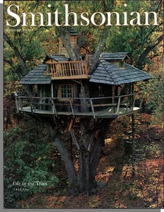 Smithsonian - 1997, August - Tree Houses, Rescue Dogs, Poker, George C. Marshall - Picture 1 of 1