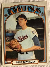 1972 Topps Bert Blyleven Baseball Card 515 Minnesota Twins Pitcher HOF Low-Grade