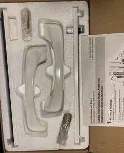 Pella Sliding Vinyl Patio Door Handle 250/350 series.White Interior/Exterior New - Picture 1 of 2