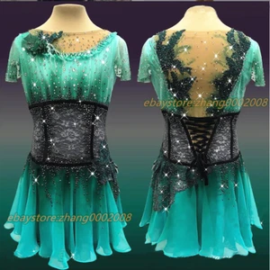 Ice Skating Dress.Figure Skating Competition Dress.Twirling Baton Dance Custom - Picture 1 of 7