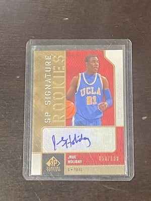 Autógrafo Jrue Holiday 2009 Sp Signature Rookies #58/199 Foto 1 de 2