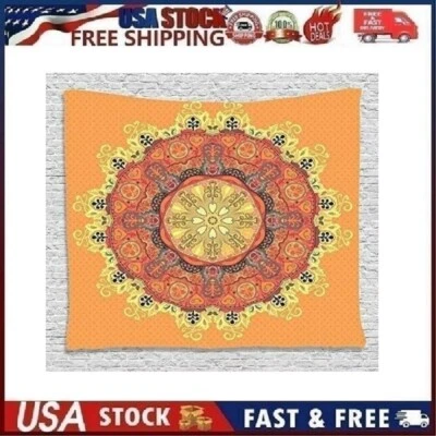 Tapiz Mandala, Patrón Mandala Floral Hojas Arte Tema Inspirado Medallón Foto 1 de 4