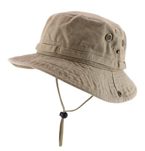 Big Oversized Jungle Boonie Bucket Hat with Chin String Fits Upto XXXL -FREESHIP - Picture 1 of 36