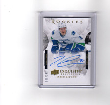 2015-16 Upper Deck Exquisite Collection Rookies Jared McCann Rookie Auto 39/249