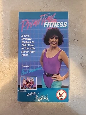 Prime Time Fitness VHS Exercise Video Aerobics Bev Harris 1992 - Image 1 of 4