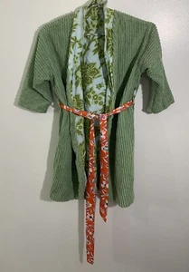 Kids Robe Vintage Chenille Boutique Handmade 4/5 - Picture 1 of 5