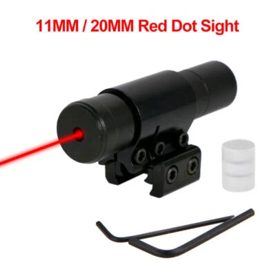 NEW Mini RED Point  Beam Sight Scope Mount Fit For 11/20mm Rail US SHIPPING - Image 1 of 4