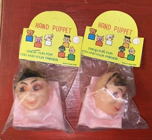 Antique Vintage Five & Dime Store Finger Funnies-Type Puppets ChemToy Unbranded - Picture 1 of 2