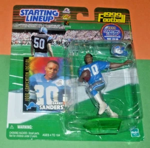 1999 BARRY SANDERS Cincinnati convention Detroit Lions final Starting Lineup - Picture 1 of 3