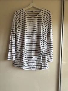 Stillpullover Stillshirt Marke C&A Größe XL Gestreift - Bild 1 von 3
