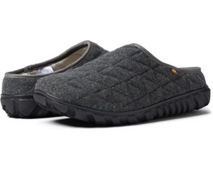 Bogs Snowday II 78889-013 Slippers Women's 7 Charcoal Slip-On Cozy Shoes KHD726 - Picture 1 of 12