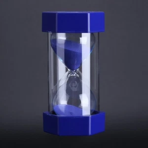 Colorful Sand Glass Hourglass 3/10/20/30/60 Minutes Timer Clock Home Office EY - Picture 1 of 3