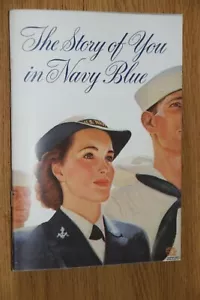 COPIA DEL MANUAL DE RECLUTAMIENTO DE MUJER AZUL MARINO WW2 US WAVE YOU IN NAVY BLUE #2 - Imagen 1 de 10