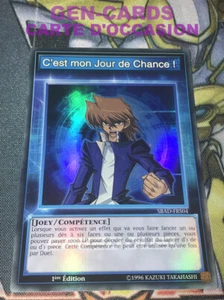Yu Gi Oh Karte Es ist mein Glückstag SBAD-FRS04 1. Auflage - Bild 1 von 1