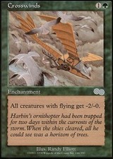 MTG magic cards 2x x2 Light Play, English Crosswinds Urza's Saga