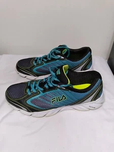 Fila Cool Max Women's Size 9.5 Black/Teal Running Shoes DLS Foam 893686 - Picture 1 of 6