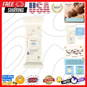 Hypoallergenic Sensitive Wipes with Aloe & Oat Extract - 64ct for Gentle Care - Picture 1 of 9