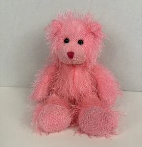 TY Punkies STATIC the Pink Bear 9” plush stuffed animal toy 2003 - Picture 1 of 8