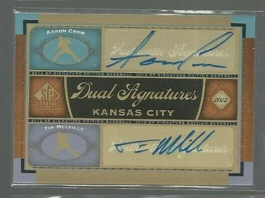  2012 SP Signature Dual Signatures #KC16 Aaron Crow/Tim Melville F (ref 64316) - Image 1 of 1