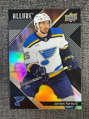 Jordan Kyrou 2024-25 Upper Deck Allure Hockey Black Rainbow #76 - Image 1 of 2