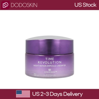 US SELLER MISSHA Time Revolution Night Repair Cream 5X 50ml - Image 1 of 4