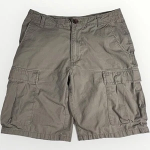 Patagonia Shorts Mens 28 Cargo Khaki Tan Cotton Long Gorpcore Hiking Camp - Picture 1 of 10