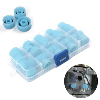 30pcs Car Air Conditioning Charging Valve Dust Cover Auto A/C Port Core Caps - Image 1 of 4