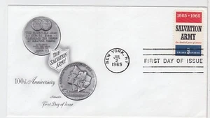 TurtlesTradingPost- Salvation Army #1267 - 1965 - FDC Artmaster Cachet - Picture 1 of 1