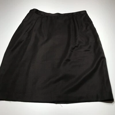 Falda Karen Scott II Mujer 22W Plus Marrón Recta Carrera Básicos Ocasiones EE. UU. Foto 1 de 4