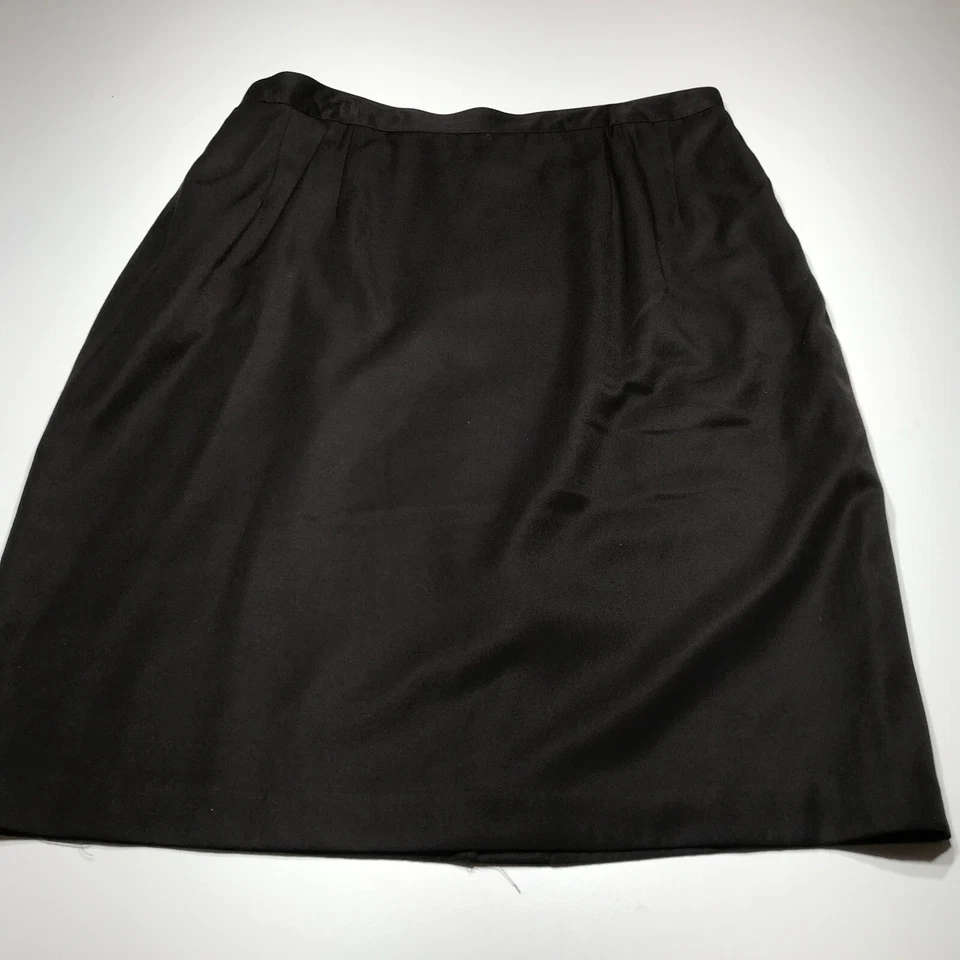 Falda Karen Scott II Mujer 22W Plus Marrón Recta Carrera Básicos Ocasiones EE. UU. Foto 1 de 4