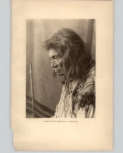 Wanamaker/Dixon, "Chief Tin-Tin-Meet-Sa - Umatilla" 1913, Original Photogravure - Picture 1 of 2