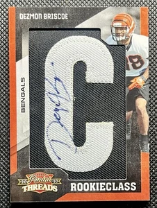 2010 Panini Threads Rookie Class /385 Dezmon Briscoe #169 Rookie Auto RC - Picture 1 of 2
