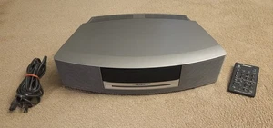 Bose Wave Music System III Titanium Silver CD AM/FM Radio AUX con telecomando - Foto 1 di 17