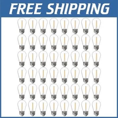 Energy Efficient S14 LED Bulbs, 48 Pack, Waterproof - Image 1 of 4