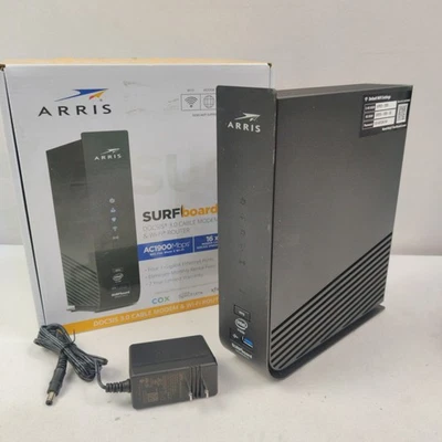 ARRIS Surfboard DOCSIS 3.0 Cable Modem SBG6950AC2/AC1900 Black (Wi-Fi)  - Image 1 of 4