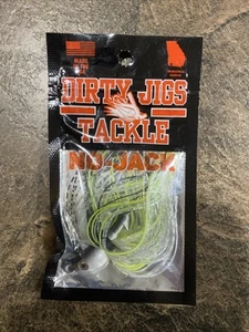 Dirty Tackle Jigs No Jack Swim Jig 1/2oz Chartreuse Shad - Picture 1 of 2