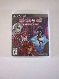Monster High: New Ghoul in School (Sony PlayStation 3, 2015) Estuche y Manual Solo - Imagen 1 de 9