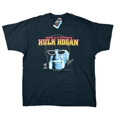 Vintage NOS WWF Wrestling Hollywood Hulk Hogan T-shirt Mens Size XXL NWT - Image 1 of 4