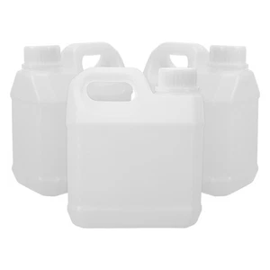  Botella de muestra de plástico blanco 3 piezas con tapa a prueba de fugas - 1L líquido versátil - Imagen 1 de 12