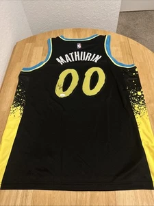 Bennedict Mathurin Indiana Pacers Autographed Jersey JSA Certified - Picture 1 of 6