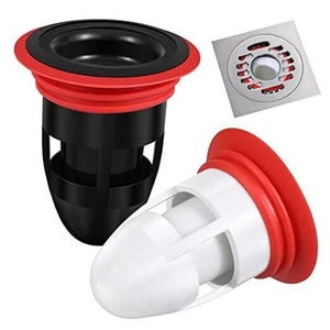 2pcs Shower Floor Drain Backflow Preventer, Waste Water Drainer Valve Sewer - Picture 1 of 7