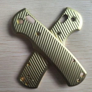1 Paio Bilance Manico in Lega di Alluminio per Coltelli Benchmade Griptilian 550/551 - Foto 1 di 6