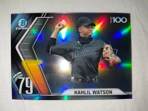 2022 Bowman Chrome Refractor Bowman Scouts Top 100 Prospects - Picture 1 of 1