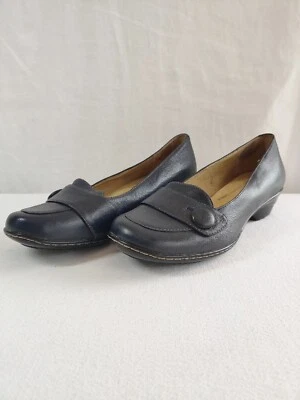 SoftSpots Black Leather Loafer Pumps Shoes Women’s Size 9M Pre-owned  - Image 1 of 4