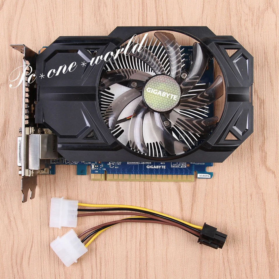 Original Gigabyte GTX750TI GTX750 2GB/1GB DDR5 128bit Video Gaming Graphics Card - Image 1 of 1
