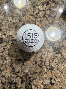 LOGO PELOTA DE GOLF - ORIGINAL 1515 RESTAURANTE SALÓN WALNUT CREEK, CA!!️ - Imagen 1 de 1