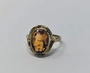 Wunderschöner Vintage Citrin Ring 333 Gold 8kt Art.-Nr:1253 - Bild 1 von 4