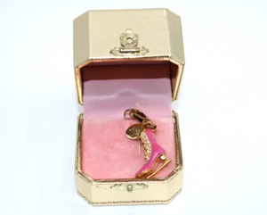 A5 Rare New JUICY COUTURE Limited Edition 2008 Pink Fuchsia Ice Skate Charm - Picture 1 of 6