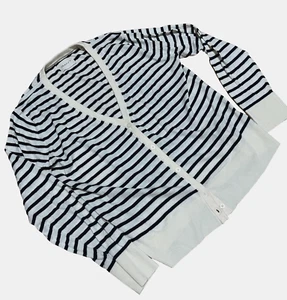 Womens GANT Jumper Sweater Cardigan Striped Long Sleeves Modal 4805232 - Picture 1 of 7